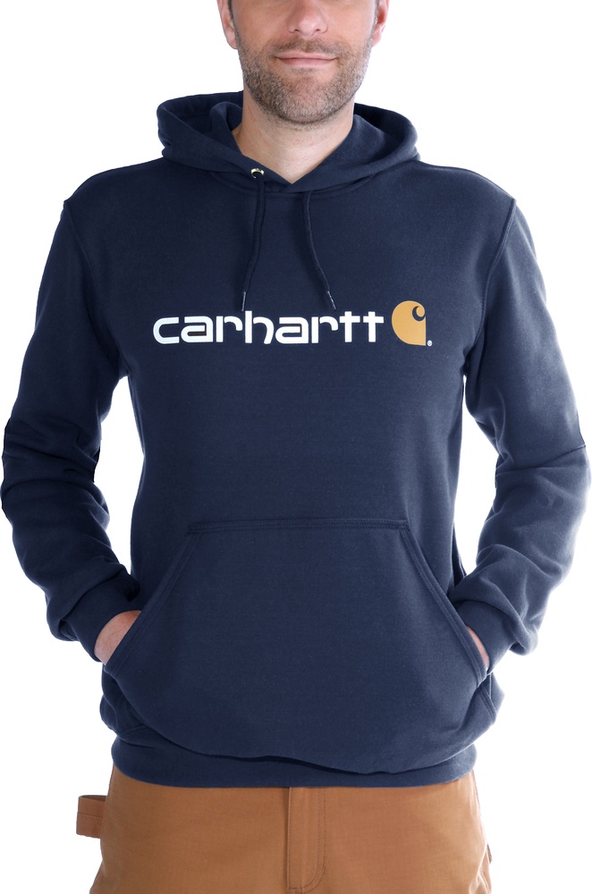 CarharttSweatshirtSignatureLogoMidweightSweatshirtNewNavy