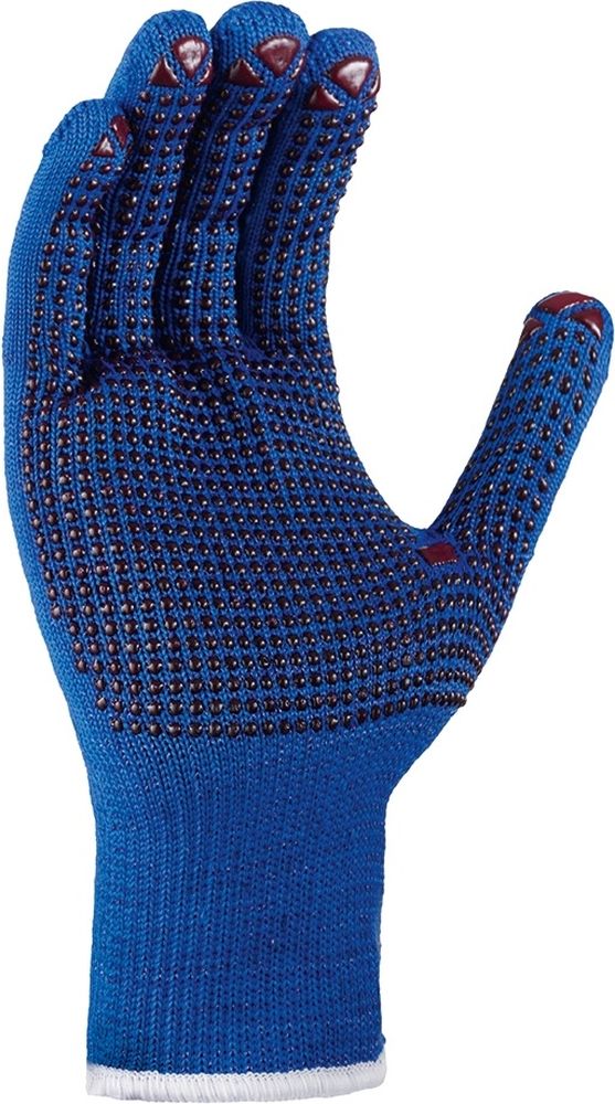 teXXorSchnittschutz-Feinstrickhandschuhe12Stck1948BlauRoteNoppen-6