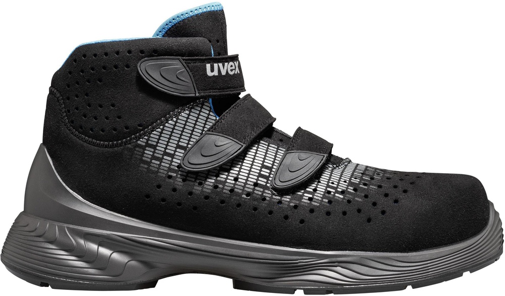 UvexSicherheitsschuhStiefel1G2SicherheitsstiefelS1SRC68325SchwarzSilber-35Weite12