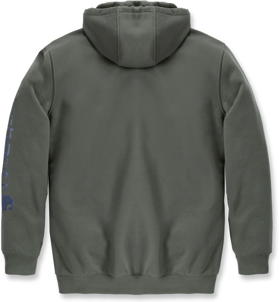CarharttSleeveLogoHoodedSweatshirtK288DustyOlive-XXL