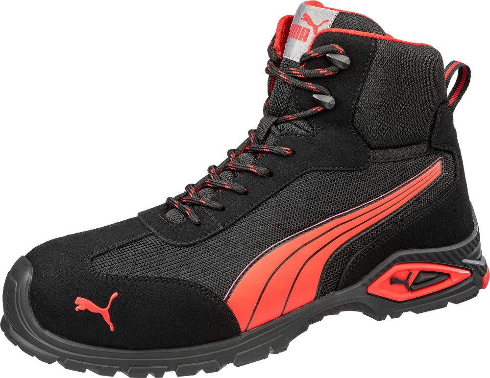 PumaSafetySicherheitsschuheMadridMidS1PlFoSrSchwarzRot-39