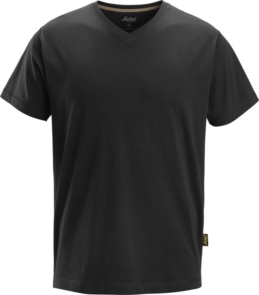 SnickersArbeitsshirtV-NeckT-ShirtNavy