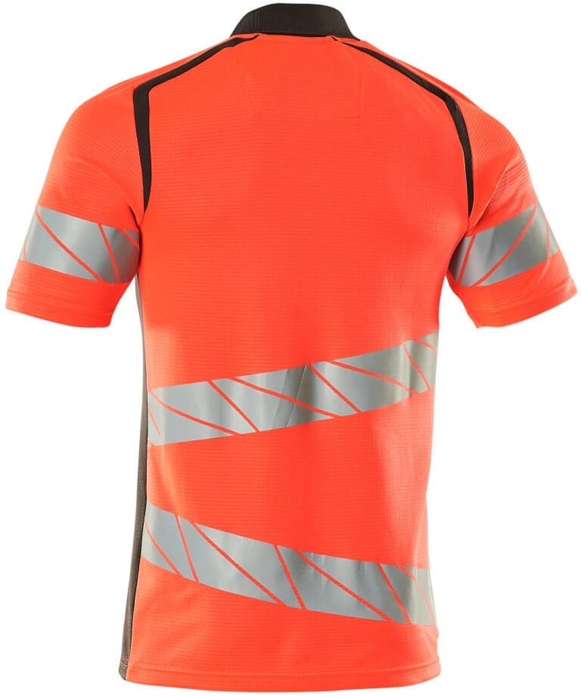 MascotPolo-ShirtAccelerateSafe19083-771Hi-visRotDunkelanthrazit-XXL
