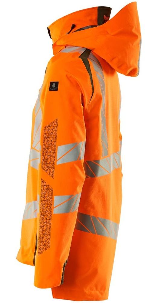 MascotHardShellJackeAccelerateSafe19001-449Hi-visOrangeMoosgrn-XXL