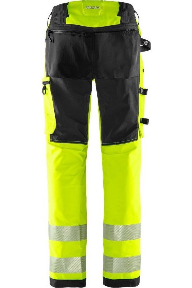 FristadsHighVisGreenStretchhoseKl22645GSTPWarnschutz-GelbSchwarz-C44