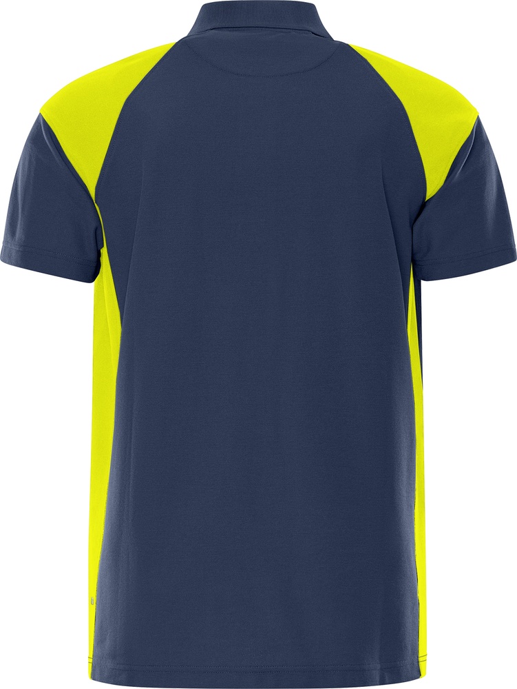 FristadsSchweresPoloshirt7047GPM300509NavyHi-VisYellow-3XL