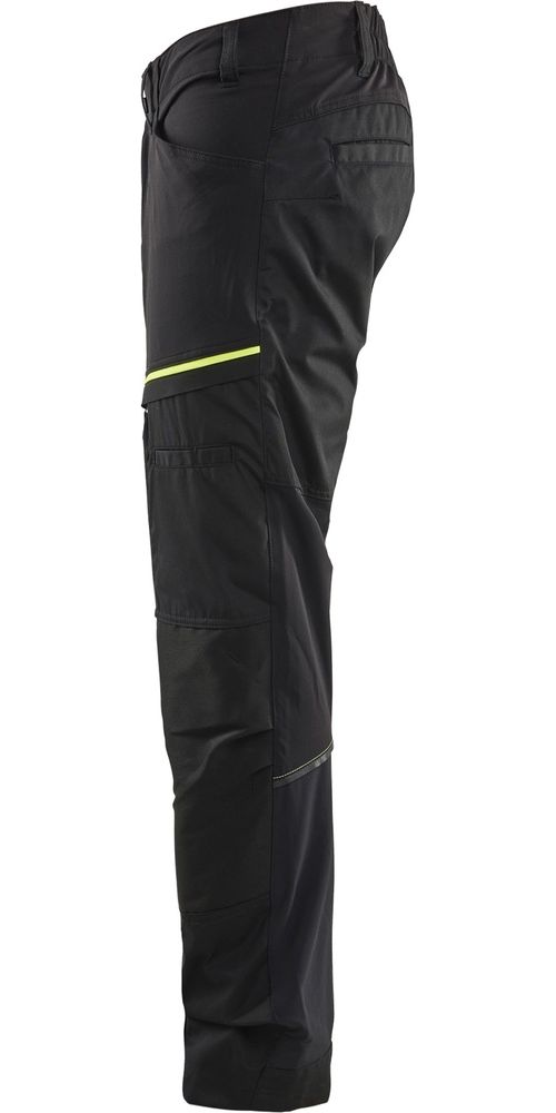 BlklderArbeitshoseServicemitStretch14561845SchwarzHighVisGelb-C146