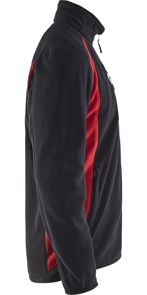 BlklderArbeitsjackeFleecejacke47302510SchwarzRot-4XL