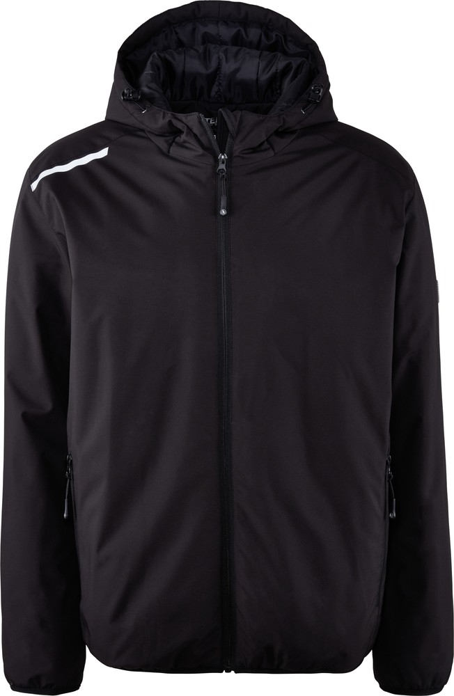 TerraxWorkwearWattierteArbeitsjackeSchwarz