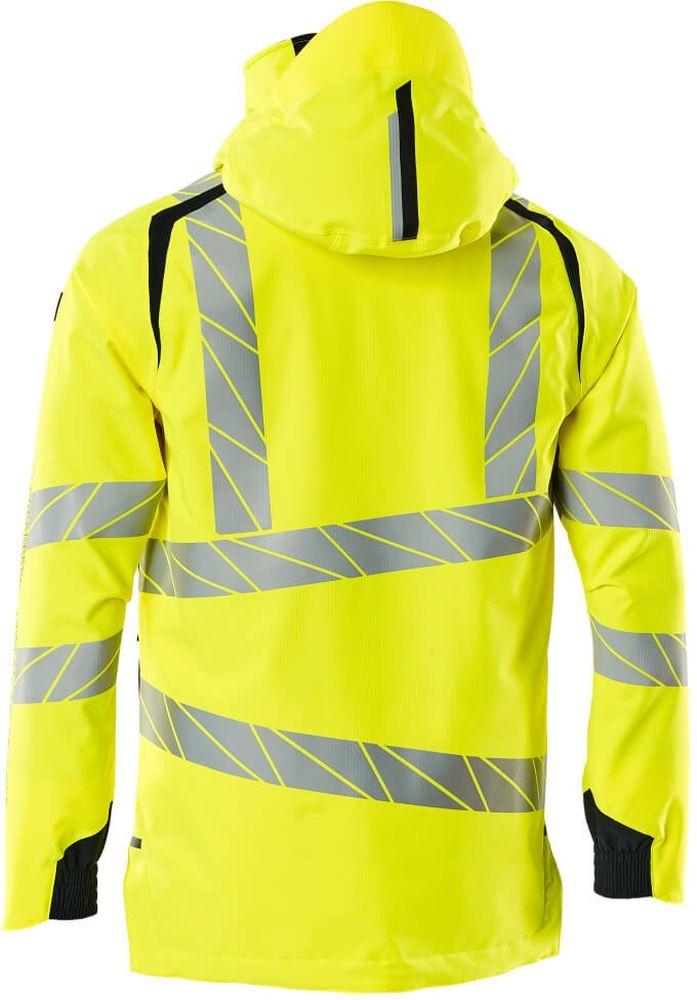 MascotHardShellJackeAccelerateSafe19001-449Hi-visGelbSchwarzblau-XXL