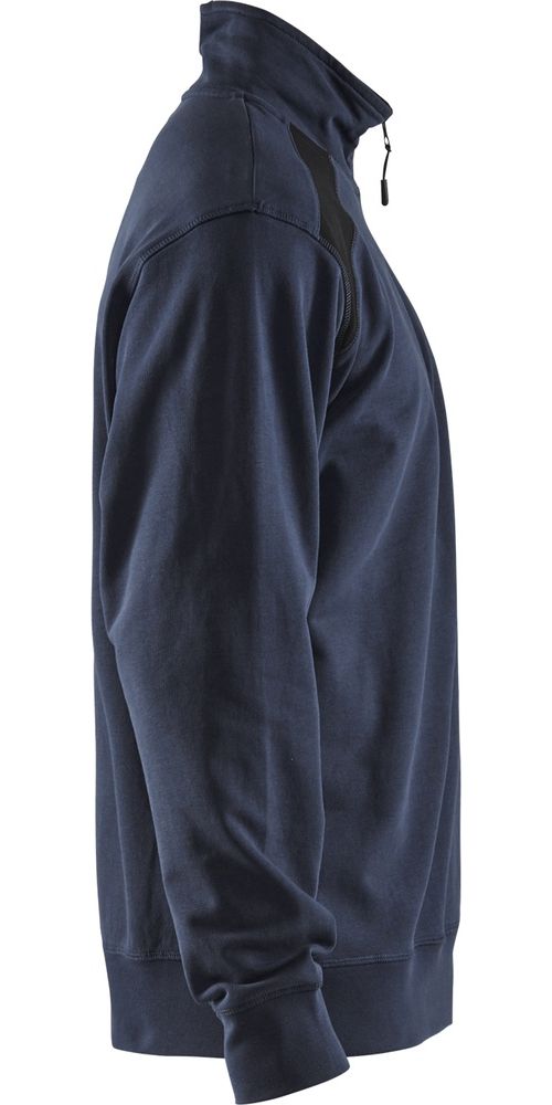 BlklderSweatshirtHalf-Zip2-farbig33531158DunkelMarineblauSchwarz-4XL