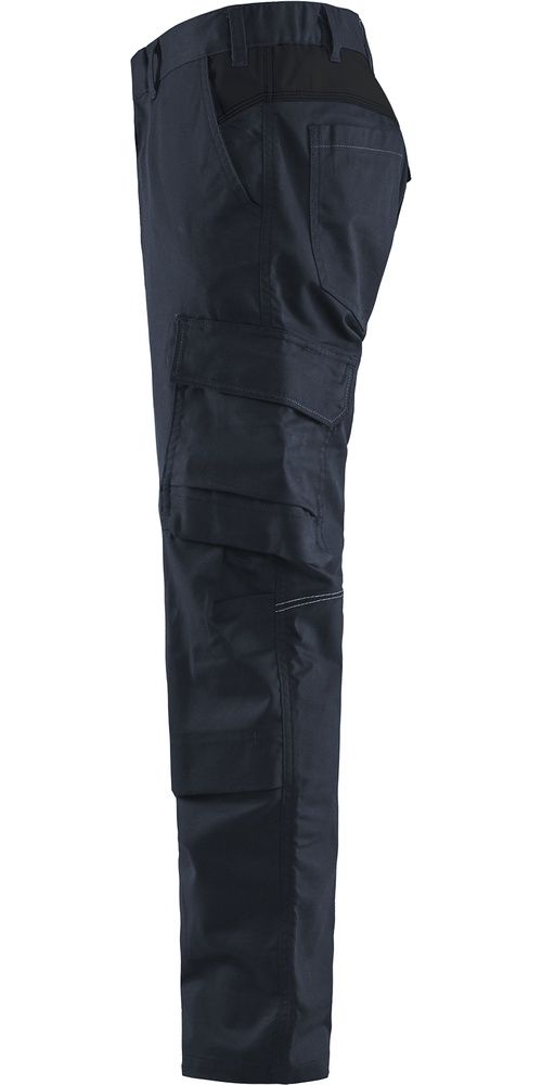 BlklderArbeitshoseIndustrieStretchmitKniepolstertaschen14481832DunkelMarineblauSchwarz-C144