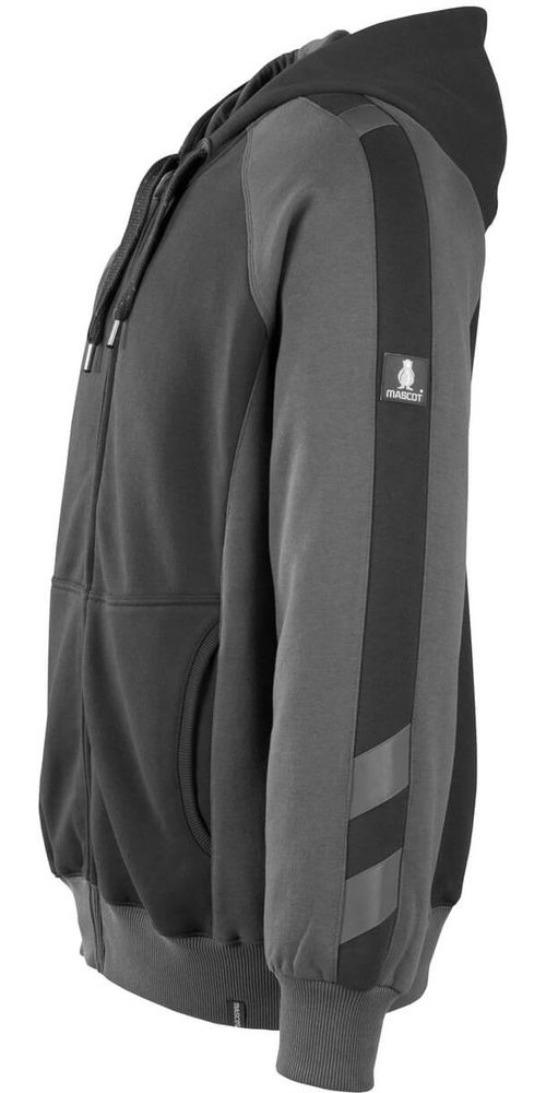 MascotKapuzensweatshirtmitReiverschlussWiesbadenUnique50566-963SchwarzDunkelanthrazit-XXL