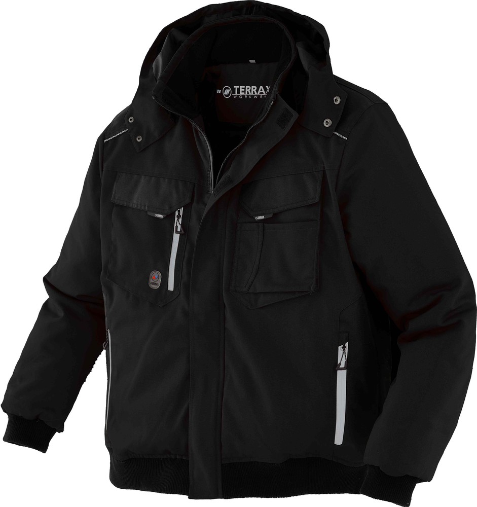TerraxWorkwearPilotenjackeSchwarz