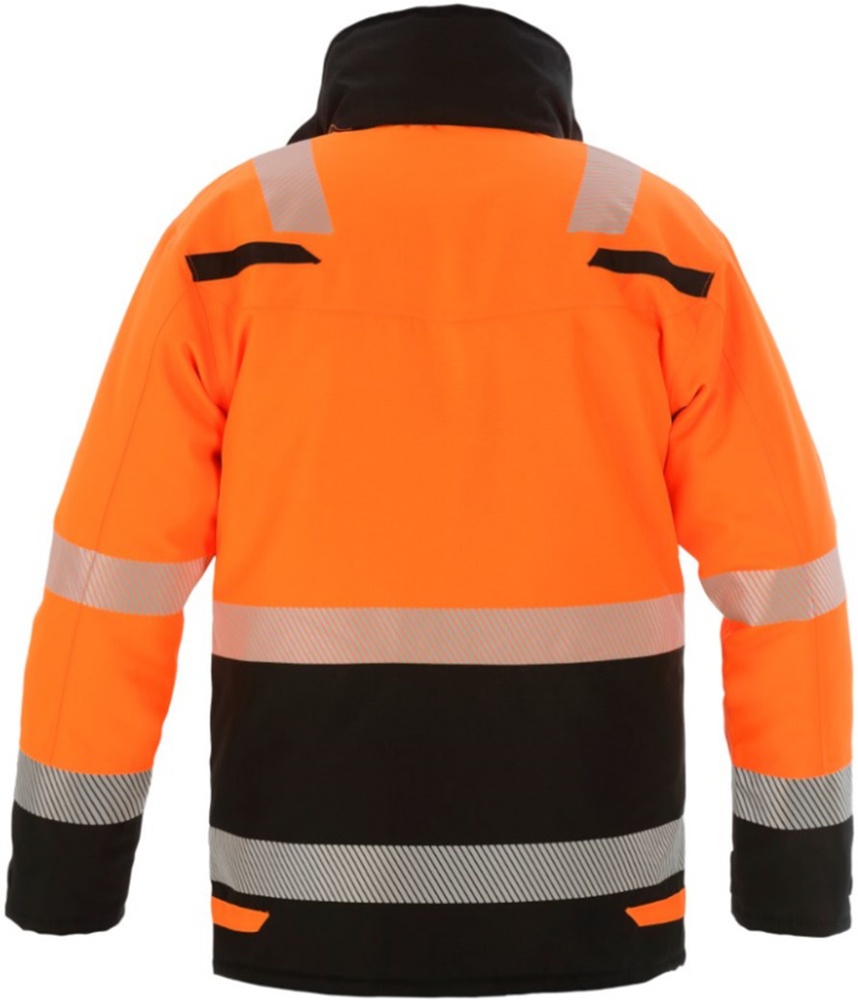 HydrowearWarnschutz-RegenparkaUddelNeonorangeSchwarz-S