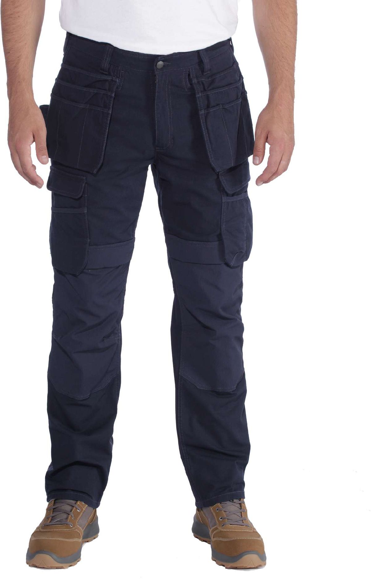 CarharttHerrenHoseSteelMultipocketPantNavy