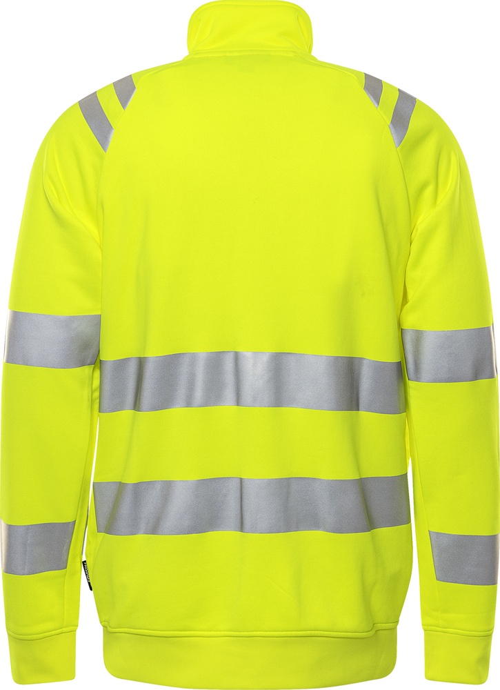 FristadsHighVisSweatjackeKl37863GPSW301024Hi-VisYellow-4XL