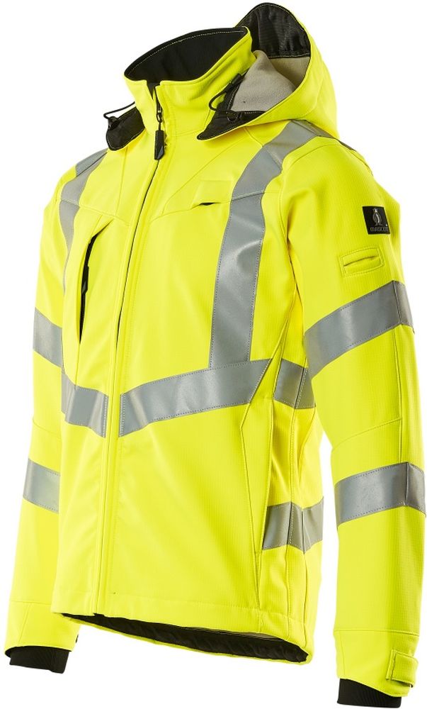 MascotSoftshellJackeBlackpoolSafeSupreme20502-246Hi-visGelb-XXL