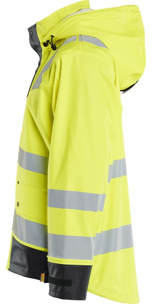 BlklderArbeitsjackeRegenjackeLevel243022003HighVisGelbSchwarz-4XL