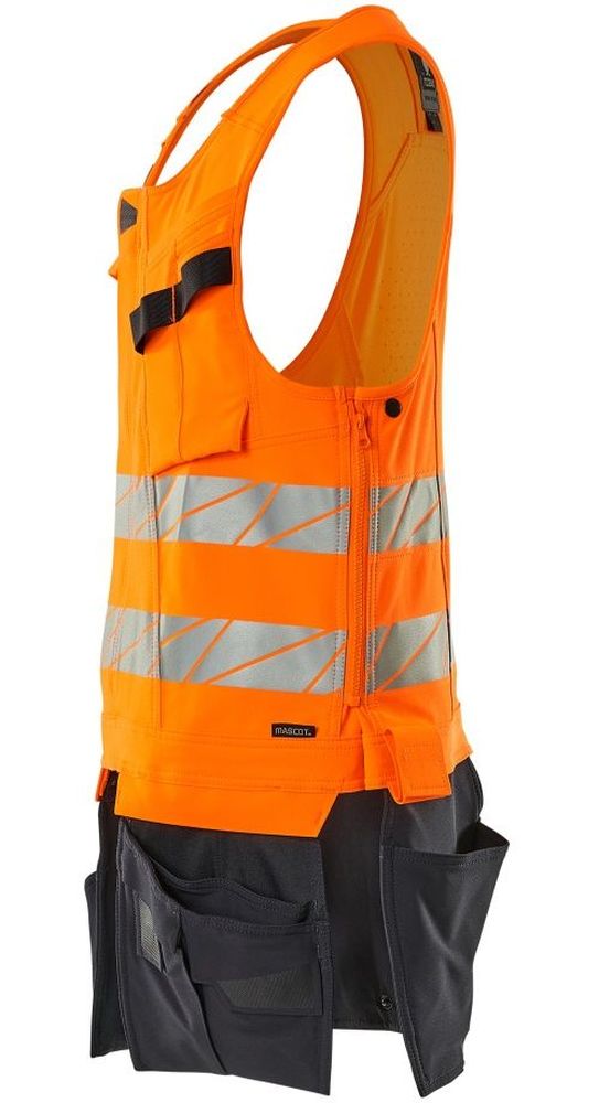 MascotWerkzeugwesteAccelerateSafe19589-711Hi-visOrangeSchwarzblau-XXL