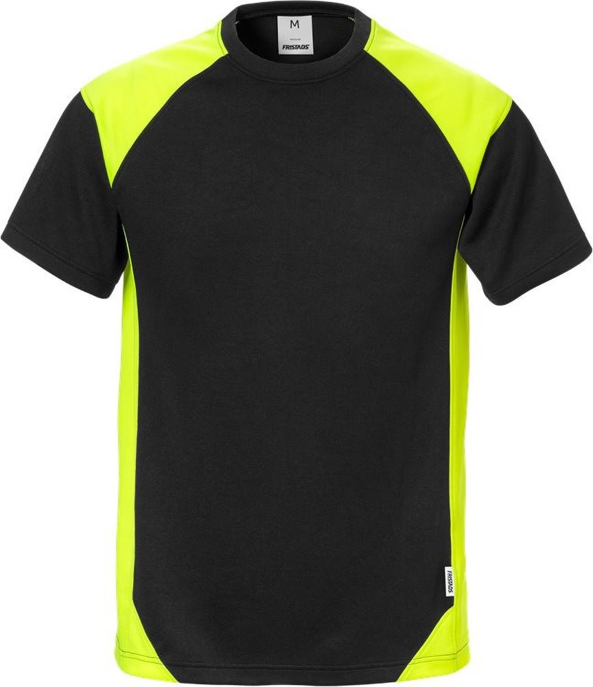 FristadsT-Shirt7046THVSchwarzGelb-S
