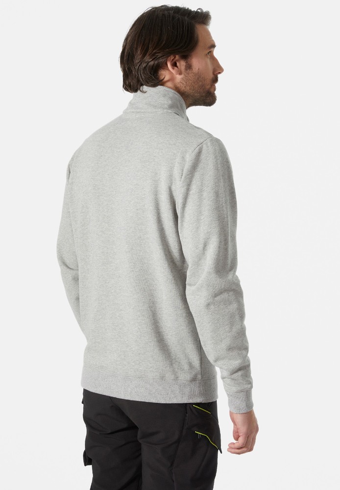 HellyHansenClassicHalfZipSweatshirtMidGrey-XS