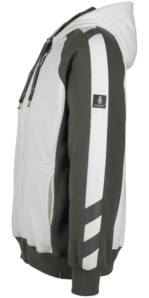 MascotKapuzensweatshirtmitReiverschlussWiesbadenUnique50566-963WeiDunkelanthrazit-XXL