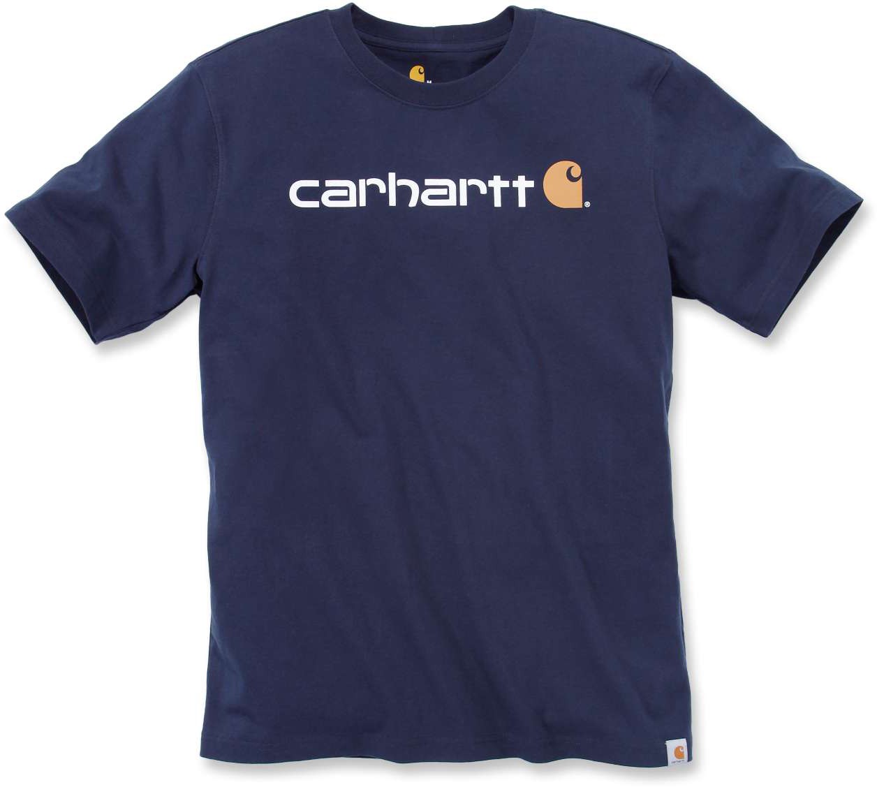 CarharttHerrenT-ShirtCoreLogoT-ShirtSSNavy