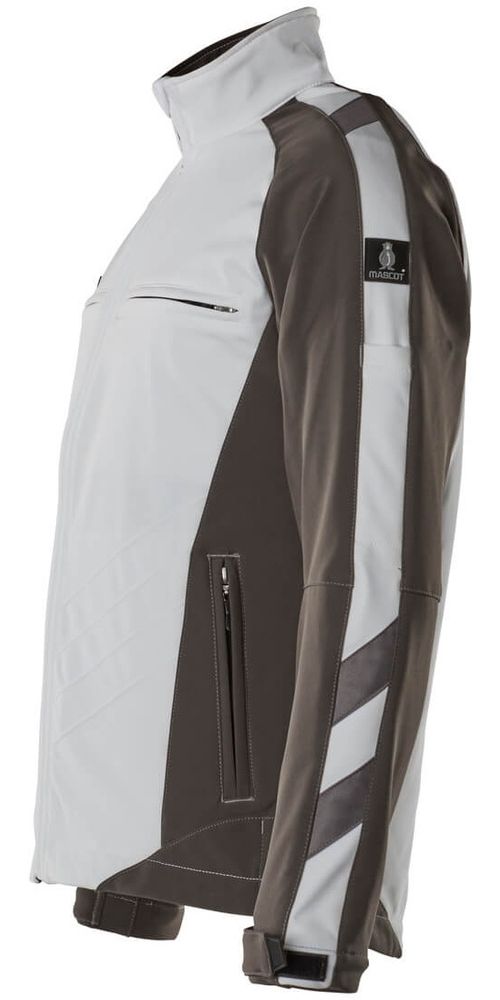 MascotSoftshellJackeDresdenUnique12002-149WeiDunkelanthrazit-XXL