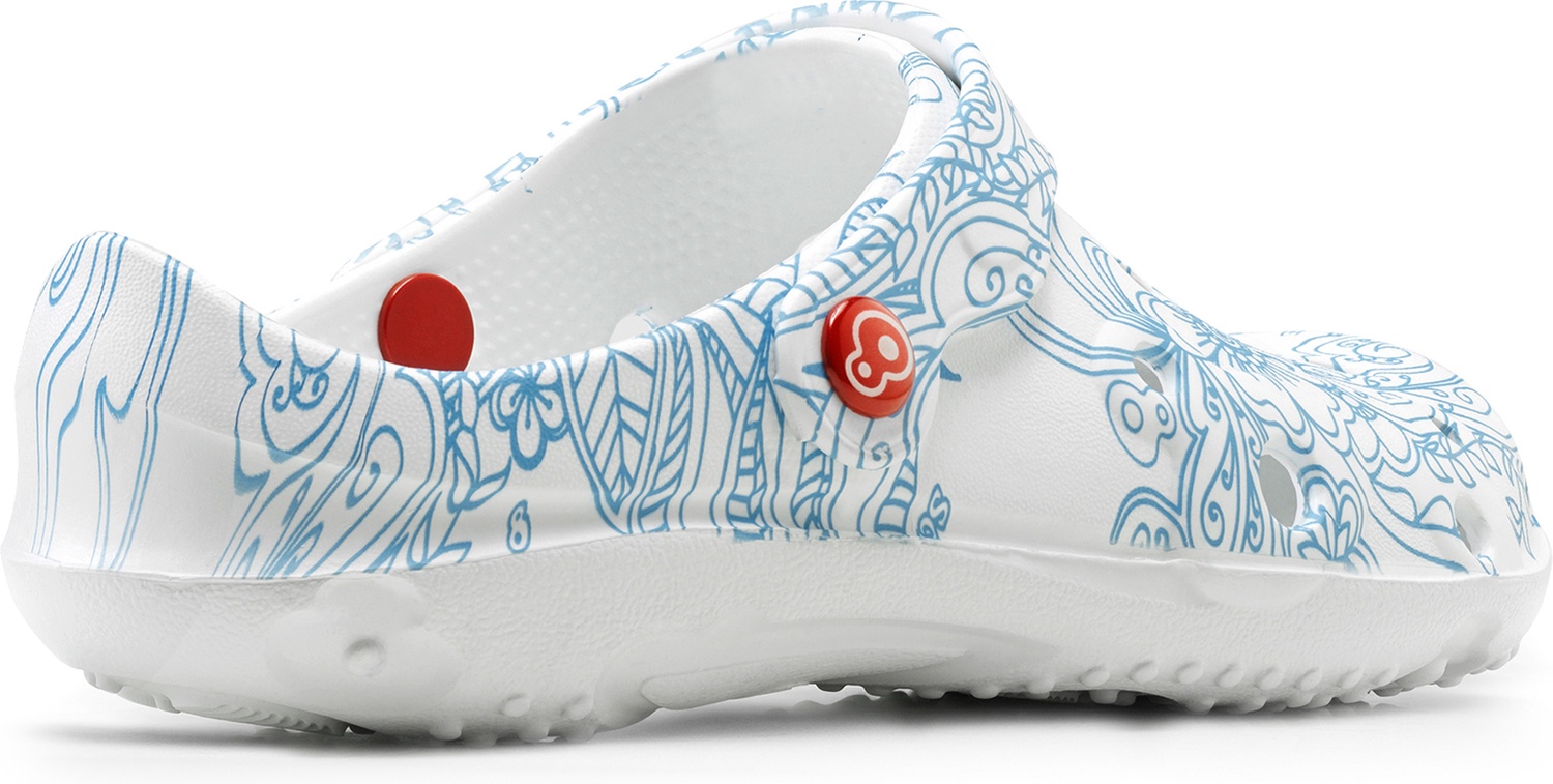 SchuzzSchuzzDamenClogBadeschuheGlobuleFemmeimprimMandalableuBlau-36