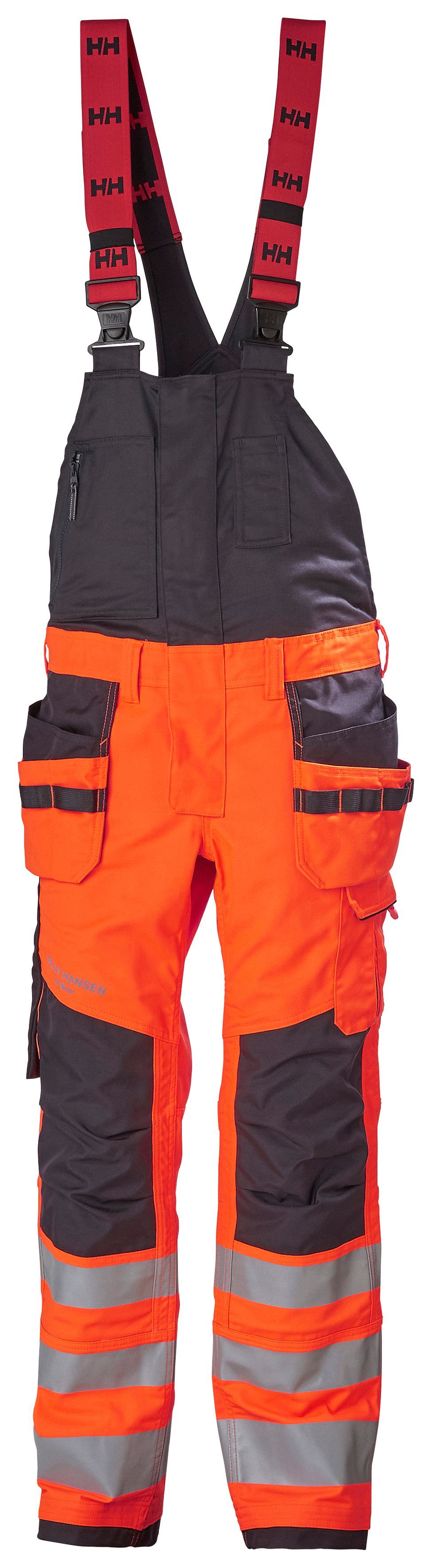 HellyHansenLatzhoseAlna20ConstructionBibOrangeEbony