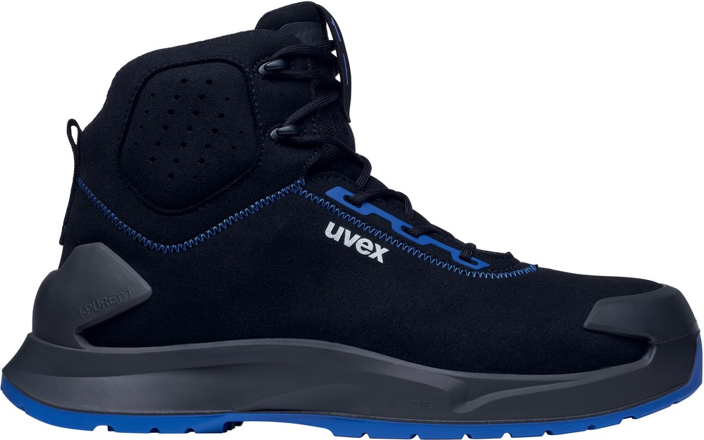UvexSicherheitsschuhStiefel1X-CraftSicherheitsstiefelS2SR68159SchwarzBlau-39Weite12
