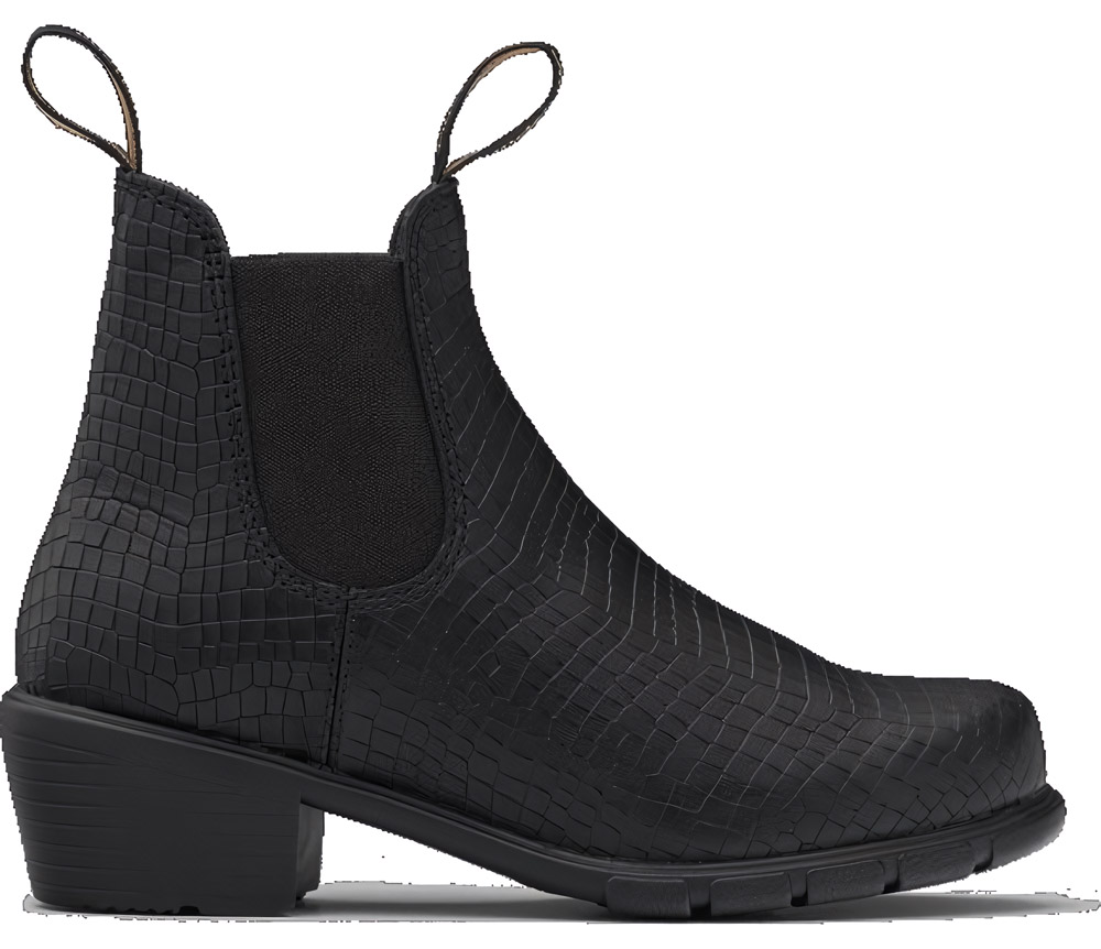 BlundstoneKinderStiefelBoots580LeatherElasticKidsBlackBlue-K10UK