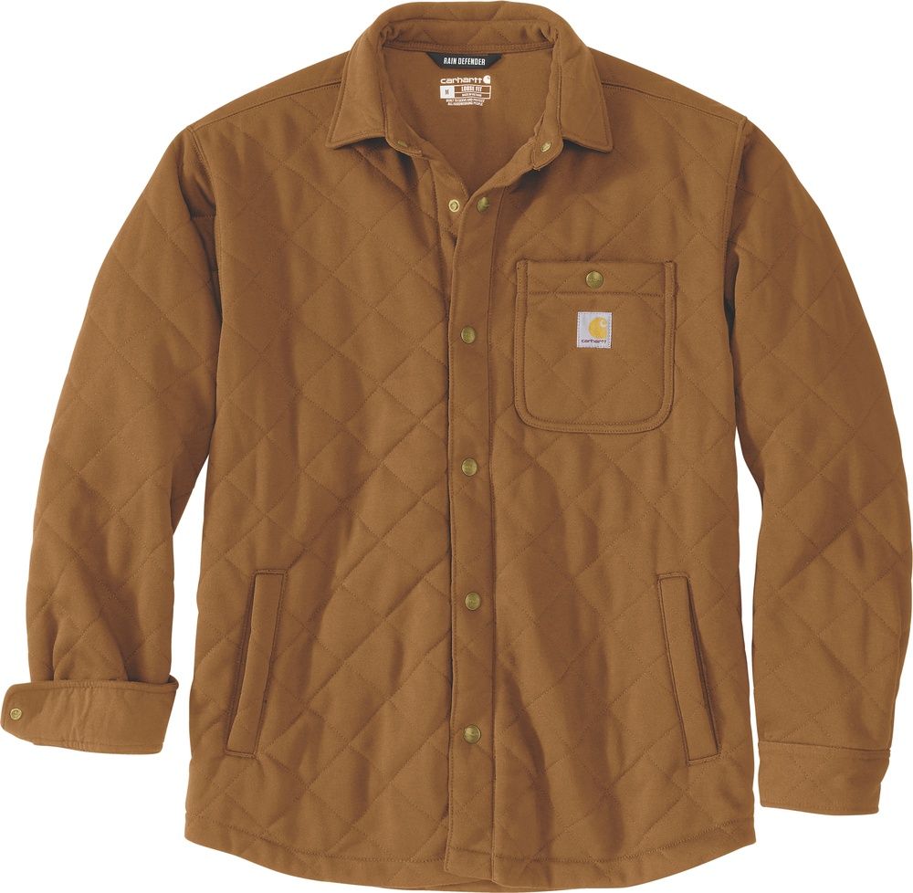 CarharttQuiltedSnapFrontShirtJac107270CarharttBrown-XXL