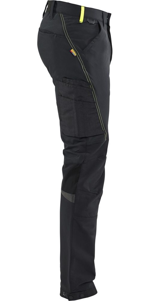 BlklderArbeitshoseService4-Wege-Stretch14221645SchwarzHighVisGelb-C146