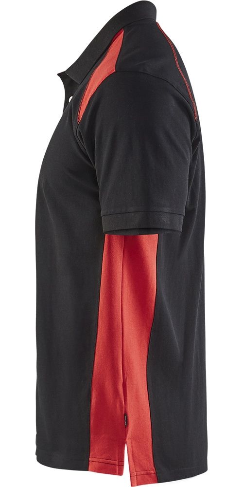 BlklderPoloshirt33241050SchwarzRot-4XL