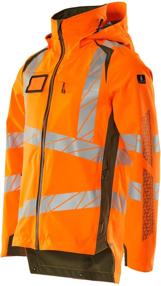 MascotHardShellJackeAccelerateSafe19001-449Hi-visOrangeMoosgrn-XXL
