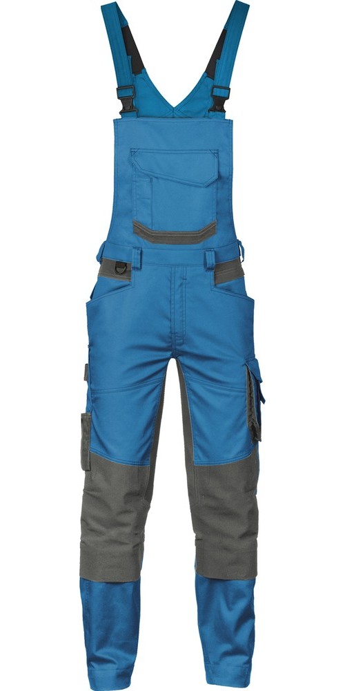 DassyArbeitslatzhosemitStretchundKniepolstertaschenTronixPESCO41AzurblauAnthrazitgrau
