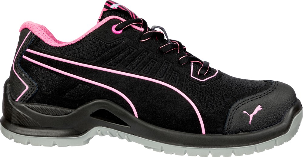 PumaSafetyDamenSicherheitsschuhFuseTcPinkLowWnsS1PESDSRCSchwarzPink