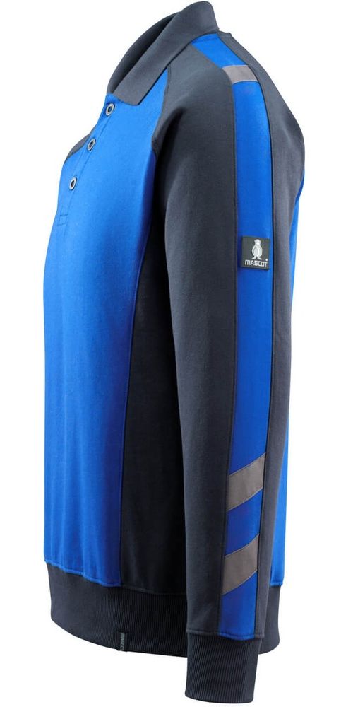 MascotPolo-SweatshirtMagdeburgUnique50610-962KornblauSchwarzblau-XXL