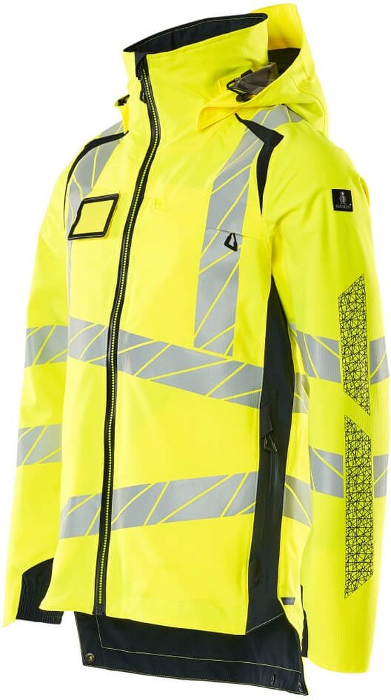 MascotHardShellJackeAccelerateSafe19001-449Hi-visGelbSchwarzblau-XXL