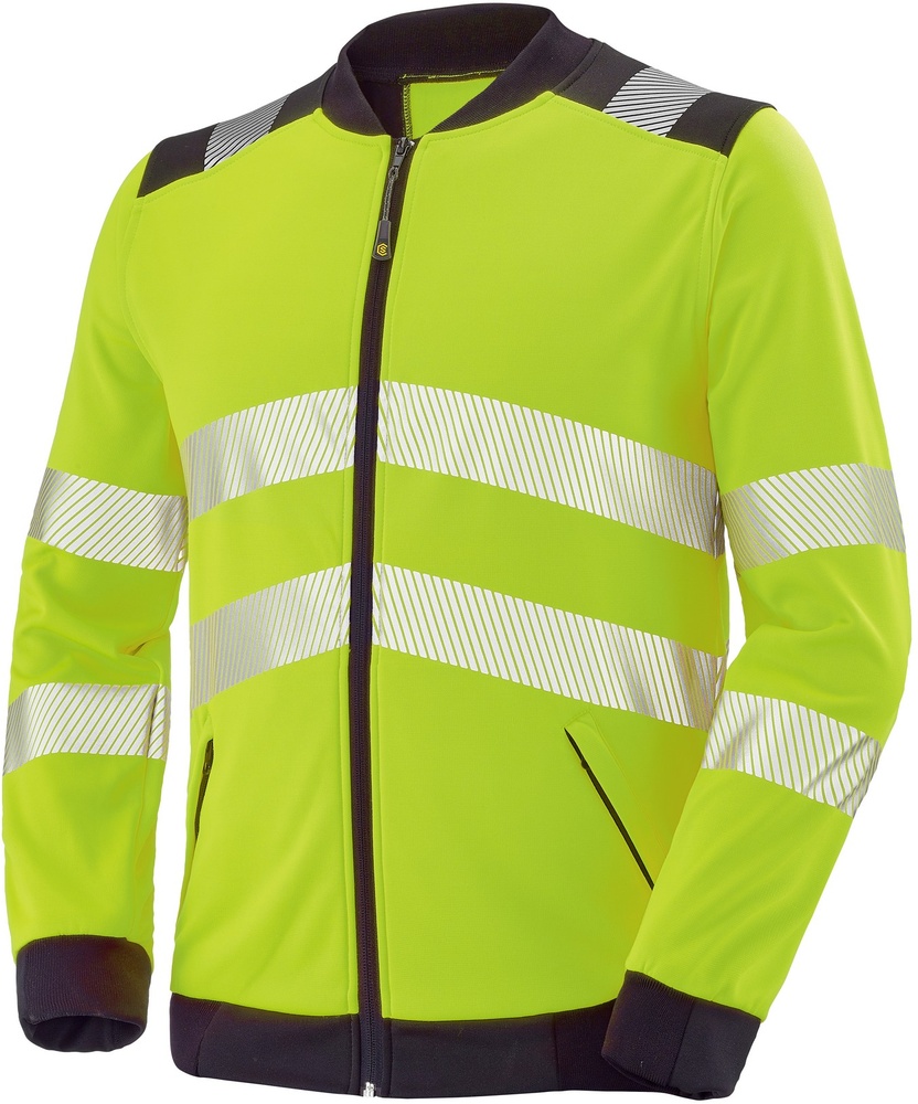 CepovettSweatjackeVallouise9S03FluoOrangeBlack-XXL