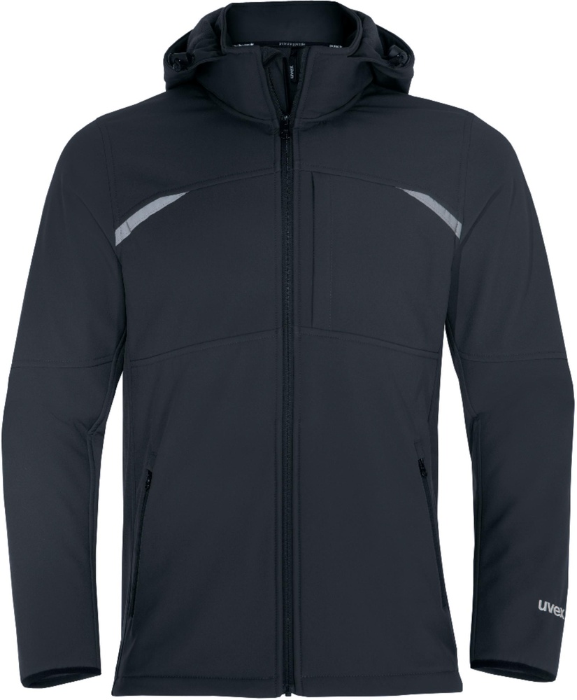 UvexSoftshelljackeSuxxeedCraft88827SchwarzGraphit-XS