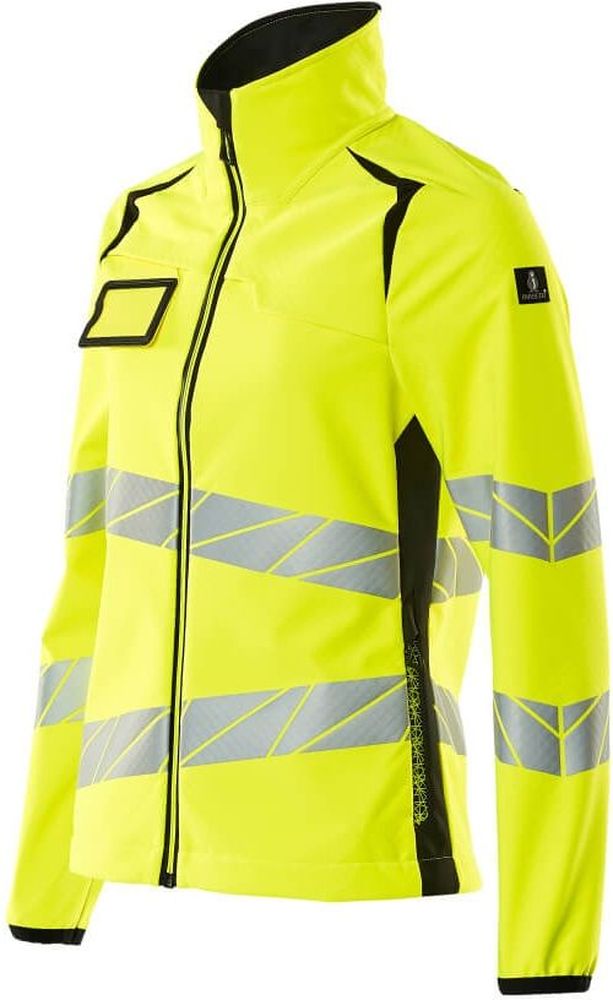 MascotDamenSoftshellJackeAccelerateSafe19012-143Hi-visGelbSchwarz-XXL