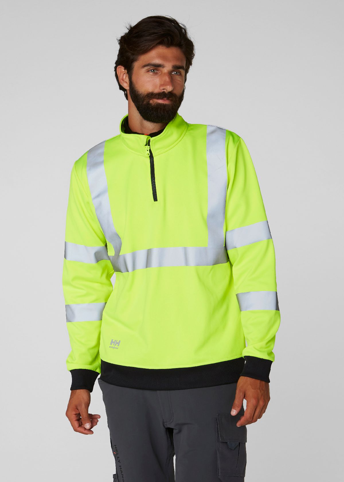 HellyHansenHoodieSweatshirt79096AddvisHalfZipSweatershirt360Yellow