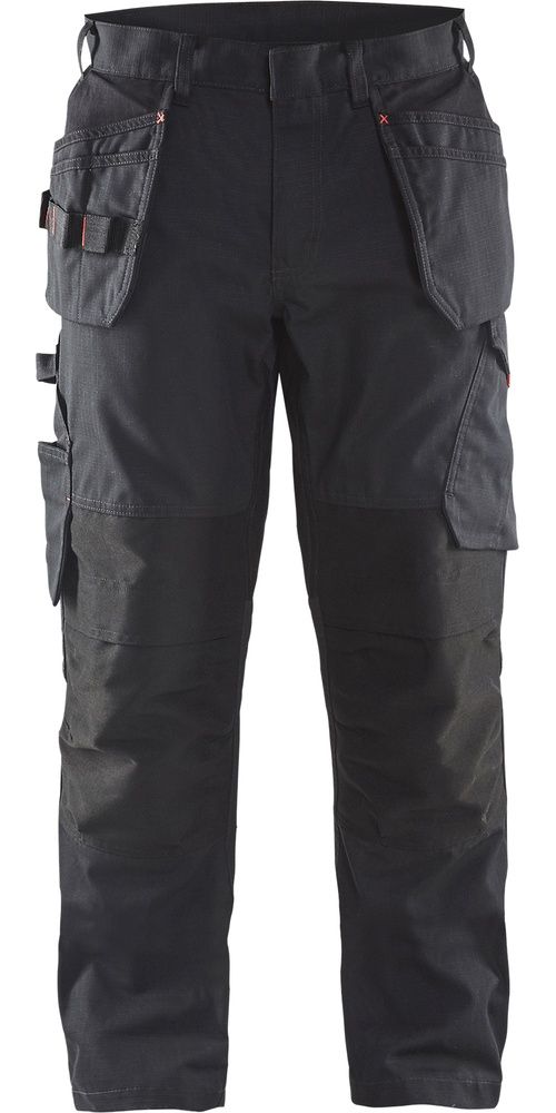 BlklderArbeitshoseServicemitStretchundWerkzeugtaschen14961330SchwarzRot-C146