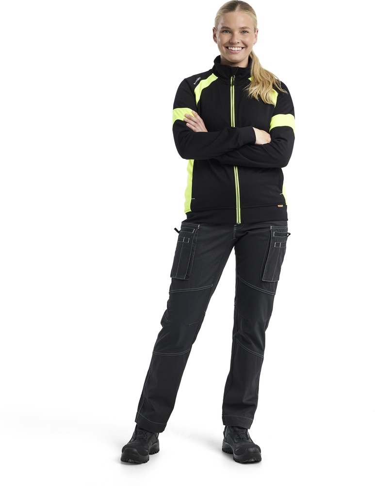 BlklderDamenArbeitsjackeSweatjackemitHighVis35681158SchwarzHighGelb-L