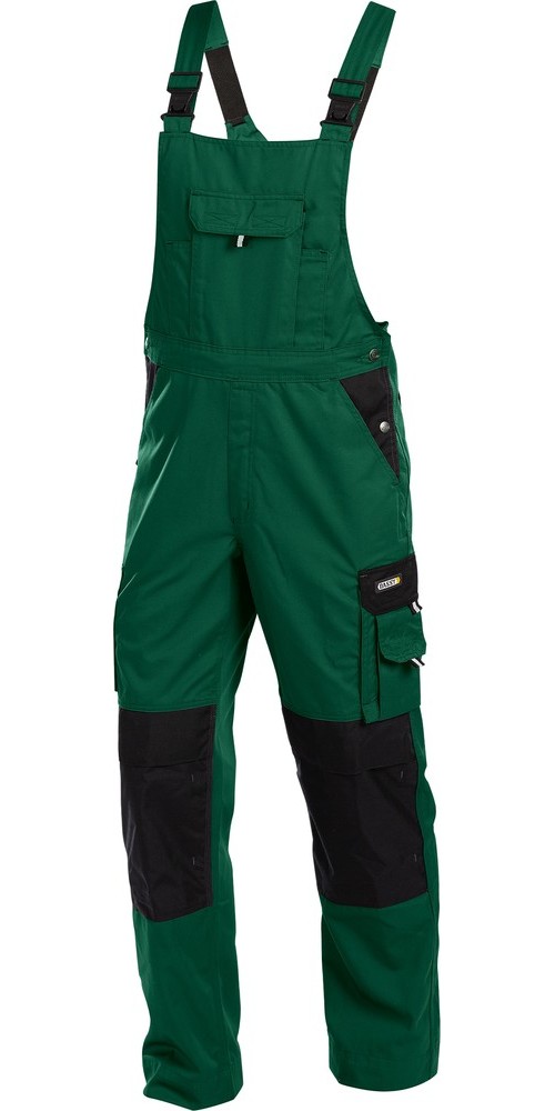 DassyZweifarbigeArbeitslatzhosemitKniepolstertaschenVersaillesPESCO61FlaschengrnSchwarz