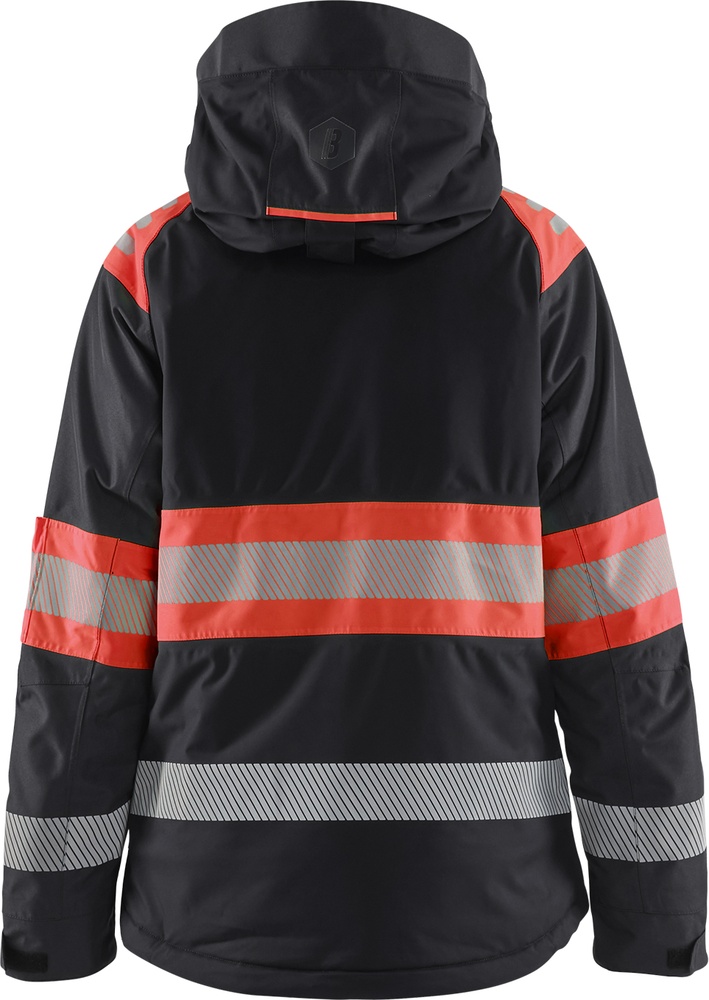 BlklderDamenArbeitsjackeHighVisWinterjacke44701977SchwarzHighRot-L