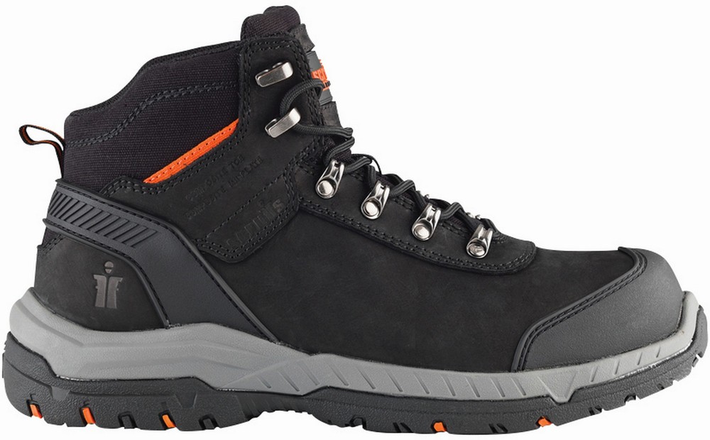 ScruffsSicherheitsschuheSicherheitsstiefelSabatan-Schwarz